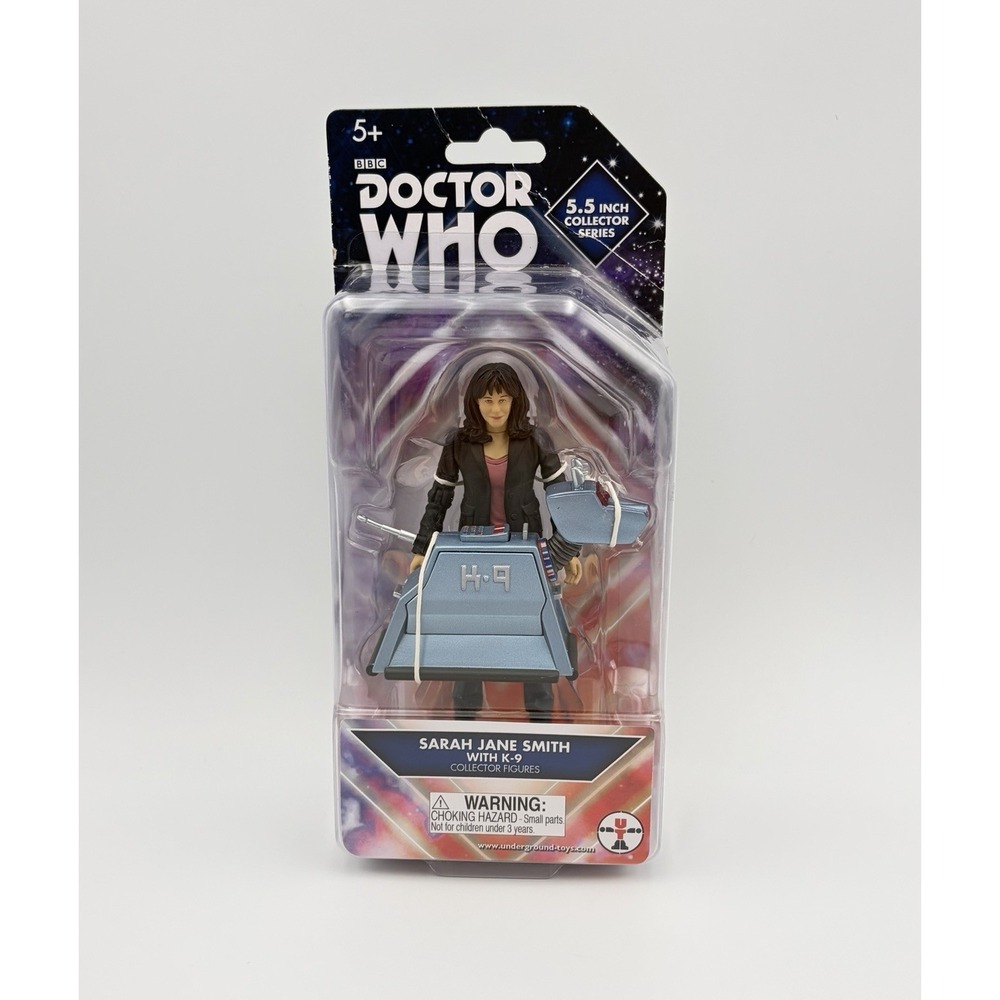 Doctor Who Sarah Jane Smith With K-9 5.5 Inch Collector Series Figure Sealed New